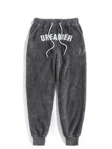 Vente en gros de vêtements de jogging violets délavés à l'acide pour hommes sweats à capuche et pantalons de survêtement unisexes imprimés bouffants - Product Image 4