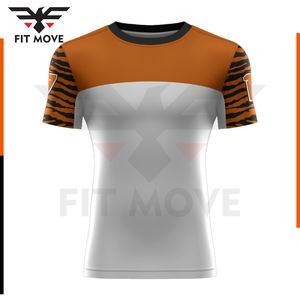 2024เสื้อรัดรูป BJJ MMA แขนสั้นของผู้ชายสำหรับเล่นเซิร์ฟยิม - Product Image 2