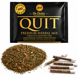 Mélange de fumée à base de plantes Quit Premium 100% sans nicotine 50g pour adultes - Product Image 4