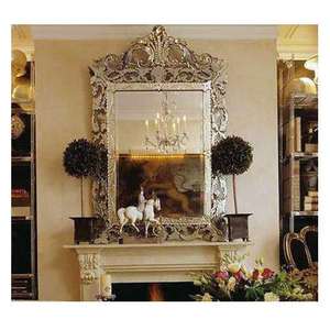 Modern Elegant Glass Vertical Venetian Framed <b>Mirror</b> <b>Wall</b> Mount <b>Wall</b> <b>Mirror</b> - Product Image 1