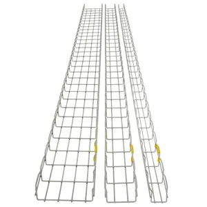 Wire Mesh Cable Tray Inox 304, Cable Organizer 54mm Height 3m Length Cable Holder, Wire And Cable From Bestray Vietnam Factory