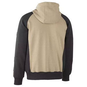 Meilleur prix pour hommes Sweats à capuche zippés bicolores haute qualité 100% coton Streetwear personnalisé pour hommes Sweats à capuche zippés pour l'hiver - Product Image 3