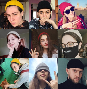 Nuevos colores de moda, venta al por mayor, logotipo personalizado, estampado de transferencia, bordado, nueva ropa de invierno personalizada, gorro de punto, gorros, sombreros para hombres y mujeres - Product Image 5