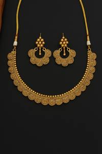 Nouvelle collection d'ensembles de colliers anciens 44 Gm pour mariage et fête ensembles de bijoux de mode disponibles en vrac - Product Image 2