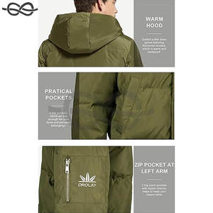 Veste en duvet épaissie pour hommes Manteau d'hiver chaud en duvet pour un confort et une isolation ultimes, parfait pour le temps froid - Product Image 5