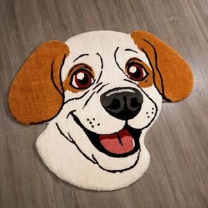 Tapis d'animal tufté personnalisé: conception en forme de chien - Product Image 2