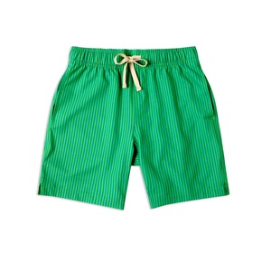 Short de surf en toile de qualité supérieure pour hommes, tissu extensible en spandex anti-rides, taille moyenne, vêtements de plage écologiques pour le surf, coupe décontractée - Product Image 2