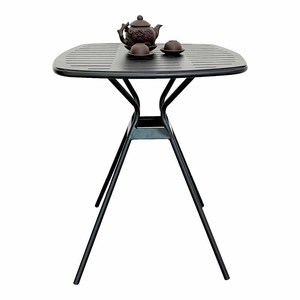 Minimalist Powder-Coated Iron Cafe <b>Table</b> Outdoor TTB002 Durable Design - Product Image 1