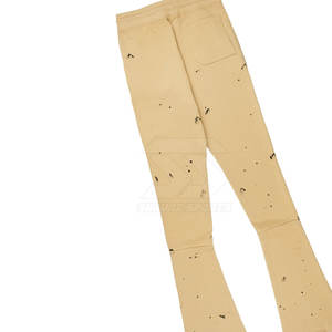 Pantalones acampanados ligeros de alta calidad para hombre, chándal de invierno con patrón sólido, conjunto transpirable ecológico, bajo MOQ, precio razonable - Product Image 4