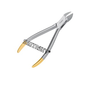 Alicates para doblar alambre, instrumentos de acero inoxidable de 13 cm de formación hueca de ortodoncia fabricados con AISI 420 de buena reputación - Product Image 5