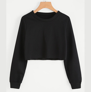เสื้อสวมหัวตัวสั้นของผู้หญิงเสื้อ100% ฮู้ดซักแขนยาวผ้าฝ้ายสำหรับฤดูใบไม้ร่วงเสื้อผ้าแนวสตรีทแวร์ระบายอากาศด้านหน้าฤดูใบไม้ร่วง - Product Image 6