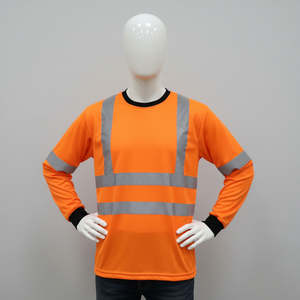 เสื้อแจ็คเก็ตทำงานแบบสะท้อนแสงสำหรับผู้ชาย เสื้อผ้าเซฟตี้แบบยูนิเซ็กซ์ มองเห็นได้ชัดเจน ผลิตจากโพลีเอสเตอร์ 100% - Product Image 5