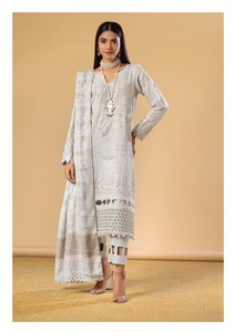 Best Selling High Quality Genuine Leather Fabric Salwar Kameez <b>Ladies</b> Indian & Pakistani Clothing Wholesale Collection - Product Image 5