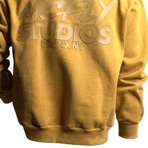 Mustard <b>Yellow</b> Pullover <b>Hoodie</b> for <b>Men</b> Heavyweight Cotton Fleece Kangaroo Pocket Hooded Sweatshirt Casual Streetwear - Product Image 6