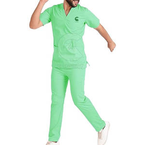 Costumes de gommage tricotés coupe-vent de qualité supérieure dernière conception avec vêtements d'entraînement à impression de qualité supérieure à vendre pour les uniformes hospitaliers - Product Image 4