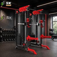 Station de musculation complète SK Gym Equipment avec poulie double réglable et entraîneur fonctionnel pour centre de fitness commercial – Ensemble professionnel pour salle de sport