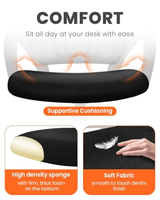Chaise de bureau à domicile très vendue 360 °   Tabouret en métal pivotant, hauteur réglable, mobilier traditionnel avec dossier pour la maison, salon