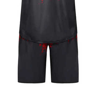 2025 recién llegados, ropa para hombre, Camiseta corta transpirable con estampado de letras y pantalones cortos, de 2 piezas conjunto de verano, conjuntos impresos personalizados - Product Image 6
