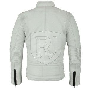 Chaqueta de Motociclista de Cuero Transpirable para Hombre, Personalizable, Cómoda para Todas las Estaciones, Uso en Exteriores, Ropa Moderna - Product Image 4