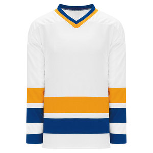 Jersey de hockey sobre hielo de poliéster personalizado al por mayor con diseño libre de apliques bordados desgaste de hockey sobre hielo - Product Image 4
