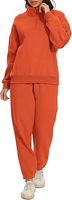 Ensemble de survêtement décontracté deux pièces pour femme, imprimé délavé à l'acide, minimaliste, respirant, séchage rapide, polaire, hiver