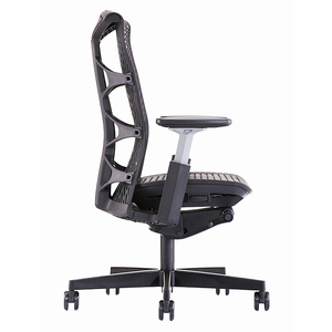 Chaise de bureau ergonomique en mesh Raina TPE-RPB003, hauteur réglable, mousse et tissu en cuir PU, appuie-tête réglable, utilisation à domicile et en milieu hospitalier - Product Image 3