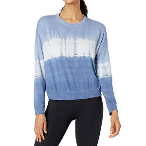 Nouveau style vêtements de rue sweats à col rond logo personnalisé à manches longues séchage rapide respirant surdimensionné femmes sweat personnalisé - Product Image 1