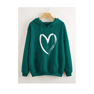 Sweats à capuche pour femmes Sweats à capuche à motif solide d'hiver brodés imprimés du Bangladesh - Product Image 5