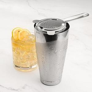 2024 nouveauté métal Cocktail Shaker avec feuille Design gravure professionnel Margarita mélange maison Cocktail faisant ornement - Product Image 4