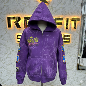 Marque privée Logo personnalisé Sweat à capuche zippé le plus demandé Puff Imprimé fabriqué en usine Sweats à capuche à bas prix pour hommes Sweats à capuche pour hommes - Product Image 6