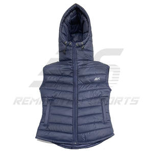 Chaqueta acolchada sin mangas de diseño | Chaqueta acolchada sin mangas de invierno al por mayor de alta calidad Chaqueta acolchada con cuello levantado personalizada - Product Image 2