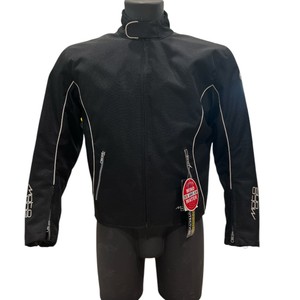 Blouson de moto d'été pour homme - Combinaison de sport automobile noire - Product Image 1