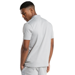 Haute qualité hommes été décontracté tricoté pour Polo T-Shirt tissu respirant avec motif d'impression solide technique de broderie foncée - Product Image 4