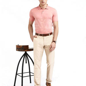 Camisetas de Punto Sólido para Hombre de Primera Calidad, Transpirables, de Manga Corta, Colores y Diseños Personalizables, Alta Calidad - Product Image 3