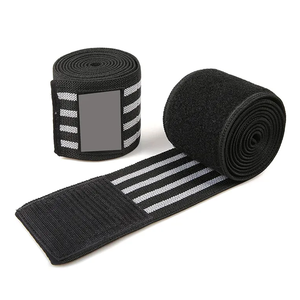 Wholesale Custom OEM Knee Wraps <b>Top</b> Quality Stylish Design with Custom Colors & Logos for Workout - Product Image 1