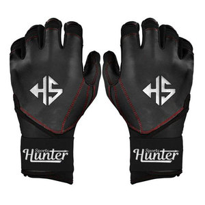 Gants de frappe de baseball en cuir véritable personnalisés, design original, respirants pour adultes, pour baseball et softball - Product Image 1