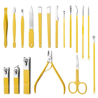 Kit de manucure et pédicure pour bébé en acier inoxydable de luxe, très bien coté, 5 en 1, coupe-ongles professionnel, ensemble de soins des ongles écologique