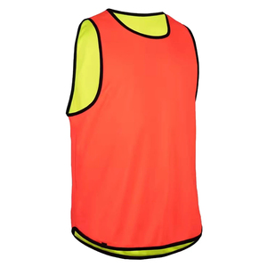 Reversible <b>Training</b> <b>Bibs</b> Vest Adult Unisex Sleeveless Round Neck Breathable Polyester Sports Mesh Soccer <b>Training</b> <b>Bibs</b> - Product Image 2