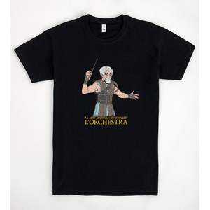 T-shirt a maniche corte da guerriero romano, unisex, per adulti, nera, girocollo, con grafica sulla storia antica - Product Image 1