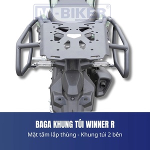 Porte-bagages arrière en aluminium pour Winner R, pour sacoches ou sacs de selle – L'accessoire indispensable pour motard - Product Image 6