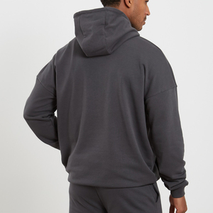 เสื้อฮู้ดดี้ผ้าฝ้ายฟลีซ 100% แบบยูนิเซ็กซ์ สั่งทำได้ เนื้อผ้าหนา ทรงหลวม ไหล่ตก ปักโลโก้ได้ ผ้าเฟรนช์เทอร์รี่ เสื้อฮู้ดดี้เปล่า - Product Image 2