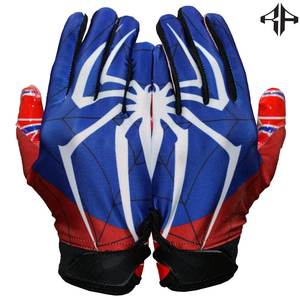 Offre Spéciale ATLANTIC Gants de football américain personnalisés Gants collants extensibles à poignée en cuir avec adhérence améliorée - Product Image 1