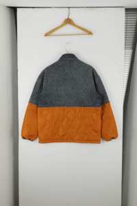 Streetwear vintage vierge de haute qualité personnalisé des fabricants 500gsm sweats à capuche unis avec fermeture éclair veste en denim pour hommes sweat à capuche unisexe - Product Image 2