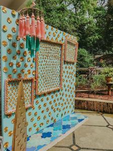 การตกแต่งงานแต่งงานที่ไม่เหมือนใครมาลัยดอกไม้ประดิษฐ์ดอกดาวเรืองและของตกแต่งอื่นๆสำหรับงานแต่งงานงานวันเกิดอินเดีย - Product Image 5