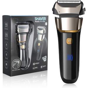 Afeitadora Eléctrica Recargable 2 en 1 para Hombre, Uso en Seco/Húmedo, Resistente al Agua, Recortadora de Barba, Pantalla LCD, Afeita Cuerpo y Rostro, Clasificación IPX7 para Uso en Autocaravanas - Product Image 2