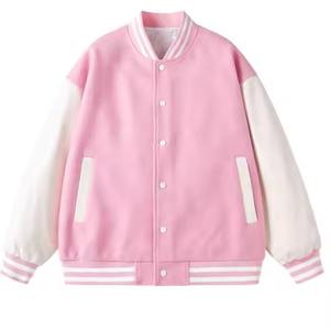 2025 conception personnalisée Satin Bomber veste pour hommes haute qualité respirant long vêtements avec lettre décoration prix de gros - Product Image 3