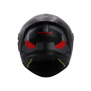 หมวกกันน็อค RT6 astone น้ำหนักเบาที่มีฝาพับสไตล์โมดูลาร์สีดำด้าน - Product Image 6