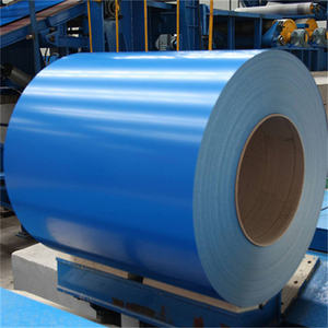 Hoja de acero azul 0,4mm Bobina de acero galvanizado prepintado corrugado Bobinas de acero PPGI 0,4mm de espesor <span class=keywords><strong>1250mm</strong></span> de ancho para techos - Product Image 4