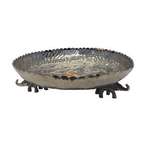 Gran oferta de alta calidad, diseñador decorativo, Metal, aluminio, elefante, Urli, flor, cuenco, velas, maceta flotante - Product Image 1