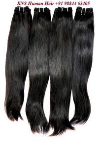 Soyeux Vague Droite Brute Unique Dessiné Vierge Indien Remy Cheveux En Vrac Extension Sentiment De Main Douce - Product Image 4